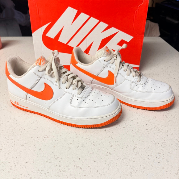 Nike Air Force Other - Nike Air Force 1 Low White Total Orange 2012 Collector Grade Mens 12